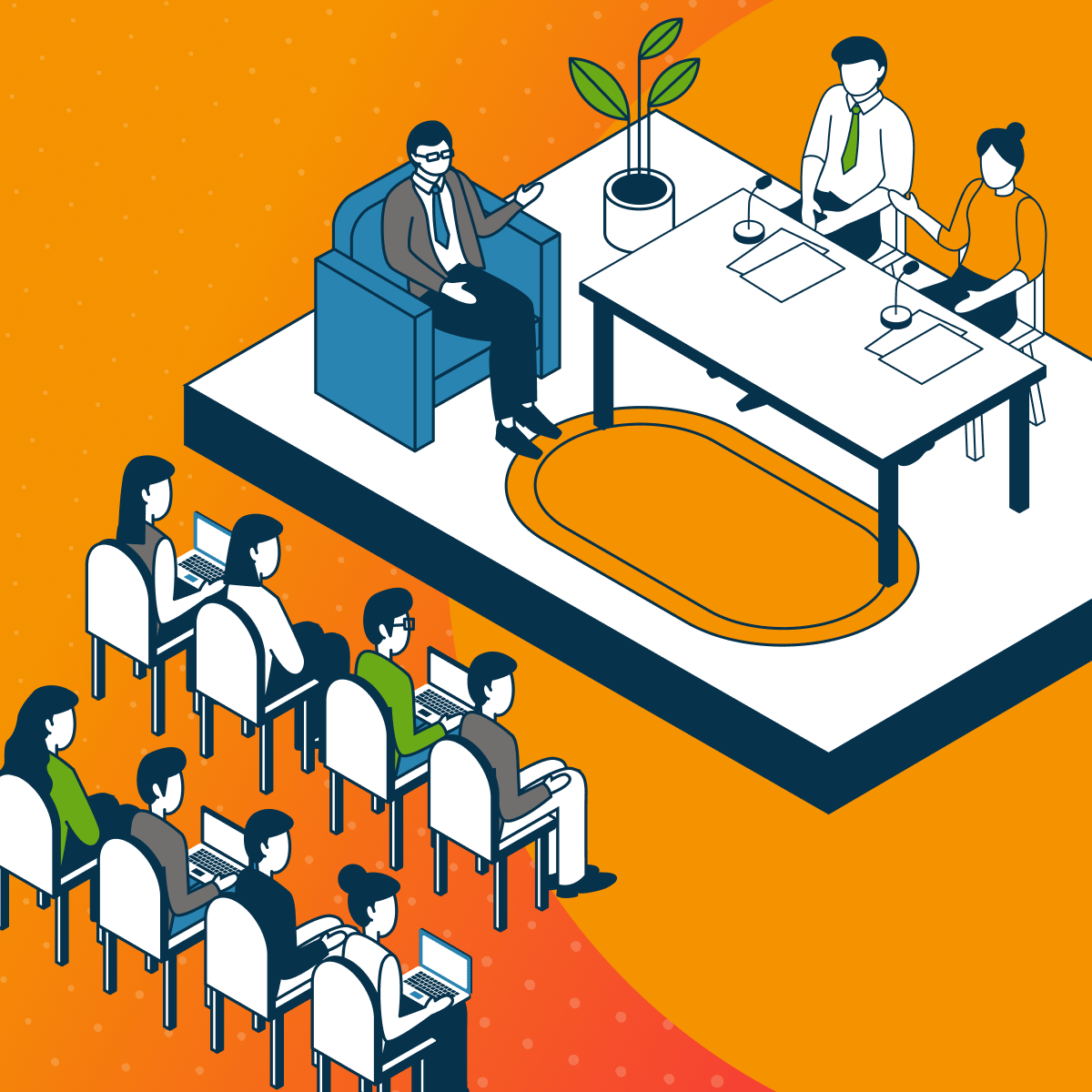 Alert Banner promoting Telum Media Events - square - orange (1)